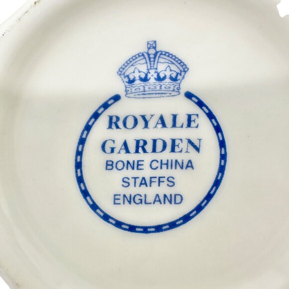 Royale Garden Bone China Teacup and Saucer Set Pink Rose Design 3 cups 4 saucers - Picture 3 of 12